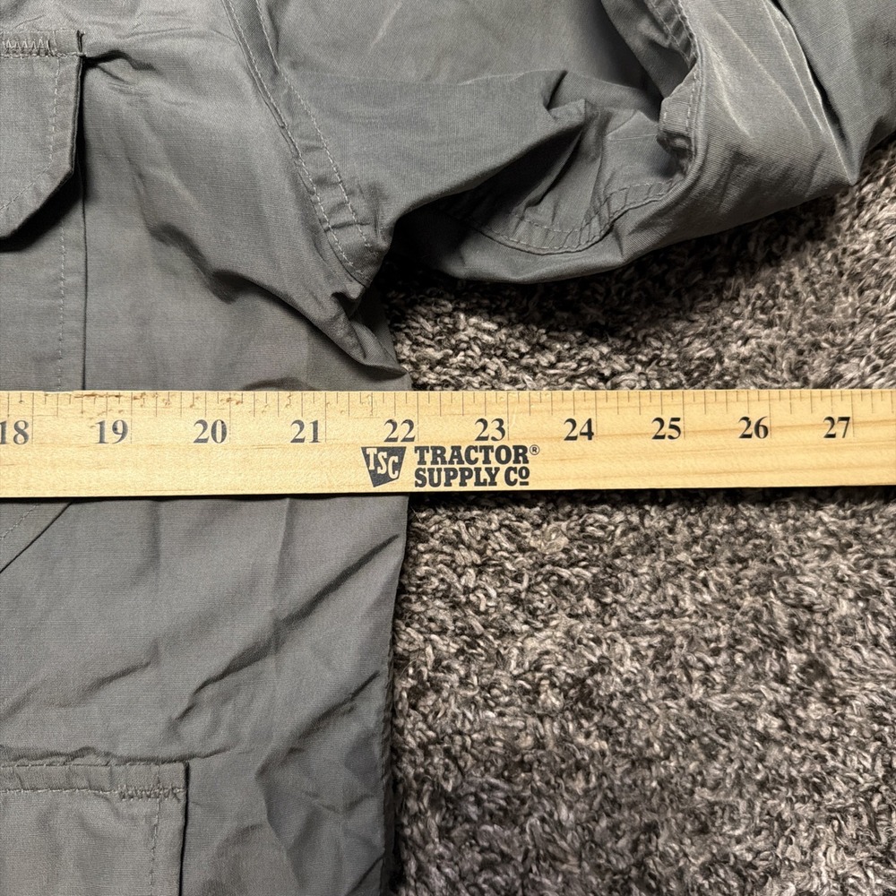 Vintage Woolrich Parka Mens‎ L  Gray Coat Hooded Long Jacket - Picture 4 of 7